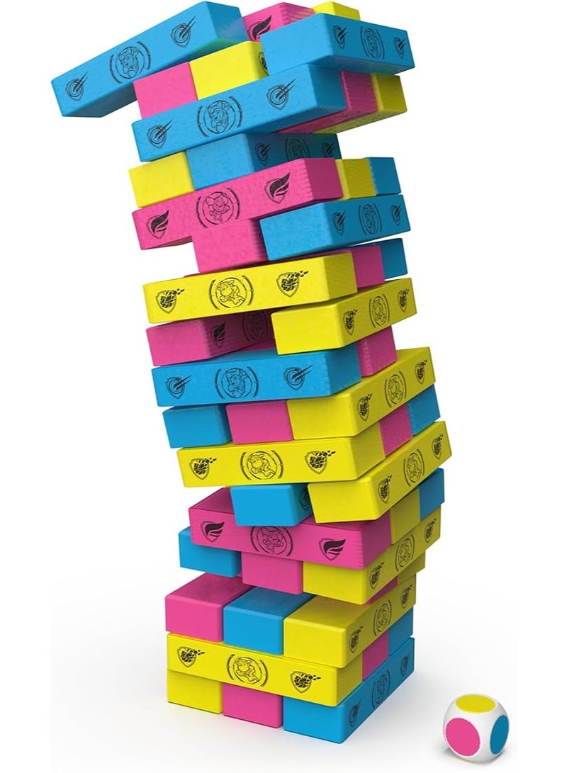 Spinmaster 🧱 Paw Patrol Jumbling Tower Game – The Mighty Movie | Spin Master Games - Image 1